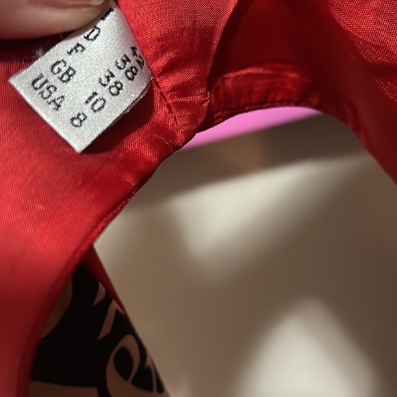 Moschino Cheap & Chic Red black Dollar Sign Vest - Picture 12 of 15